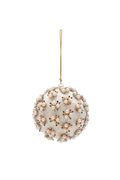 Christmas Tree Ornament Pearly Delight Ivory WHITE