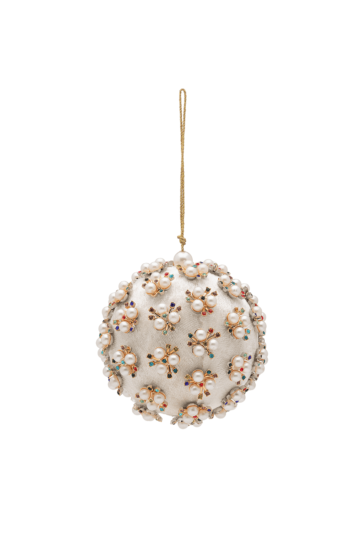 Christmas Tree Ornament Pearly Delight Ivory