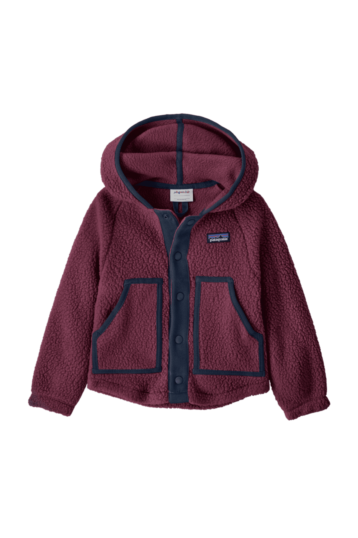 Baby Retro Fleecejacke mit Pile-Effekt BERRY FIG