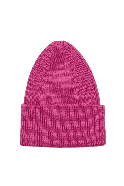 Celoroční čepice Merino Fonzie Beanie FUCHSIA