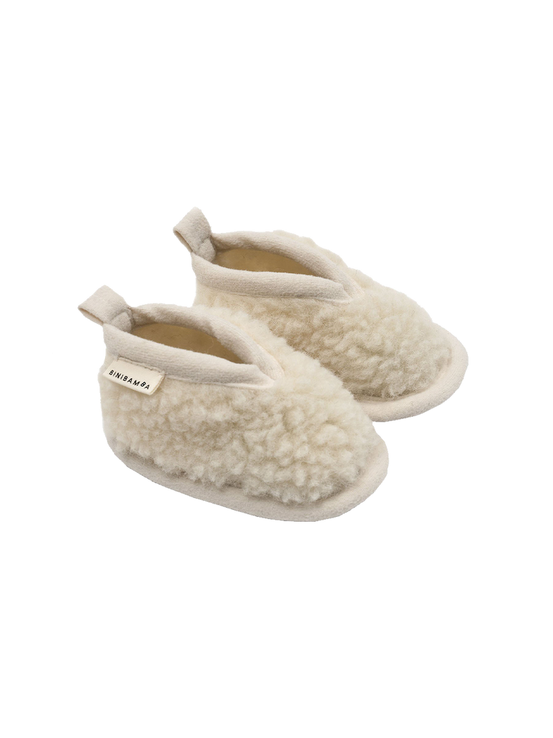 pantuflas de lana merino