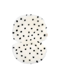 Natural sheepskin snuggler DALMATIAN