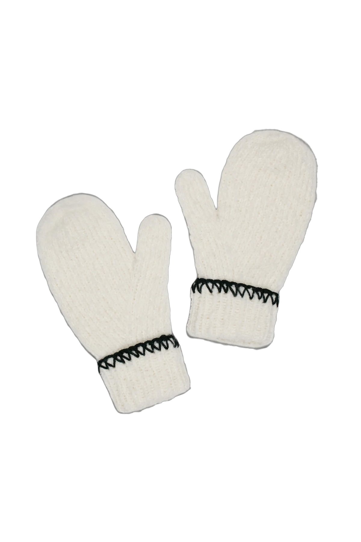 Merino rukavice Stitch Mittens CREAM