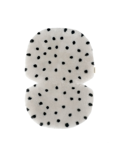 semelle intérieure multifonctionnelle en peau de mouton naturelle DALMATIAN DOVE