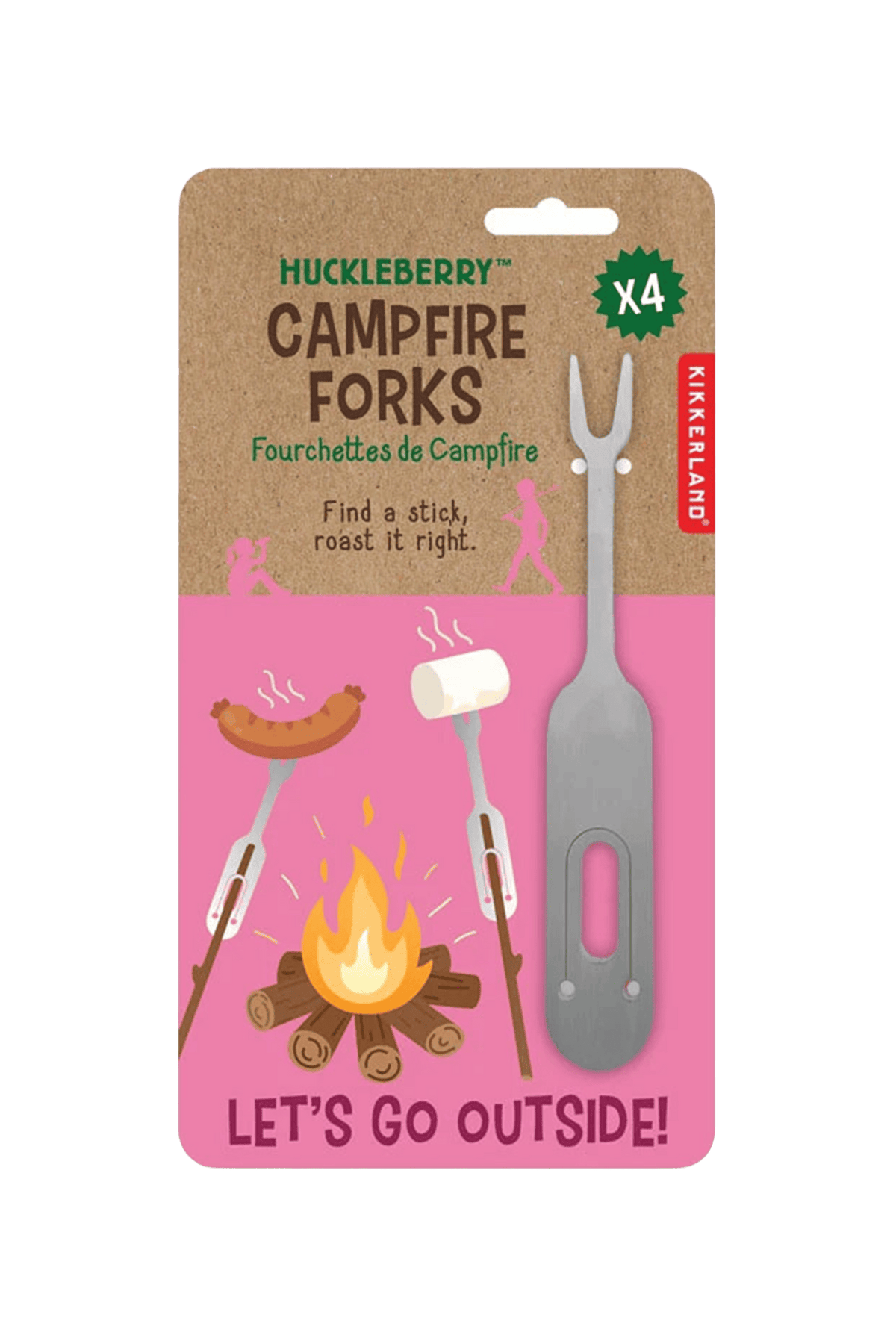 Fourchettes de feu de camp Huckleberry