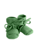 Soft Merino wool booties GRASS