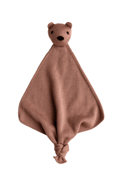 plyšový merino medvídek Tokki TERRACOTTA