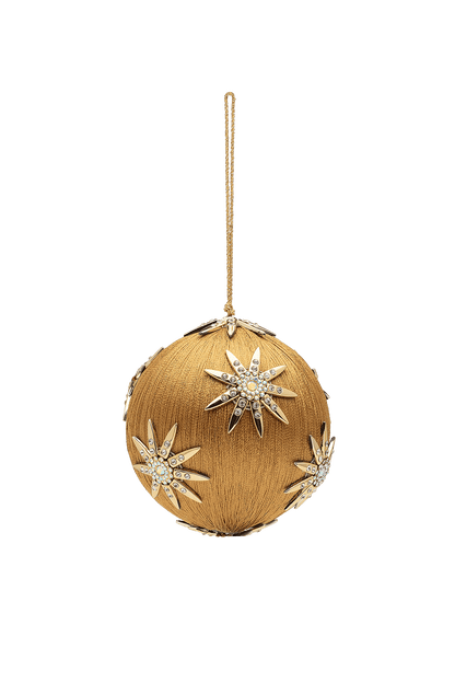 Christmas Tree Ornament Starry Night Saffron YELLOW