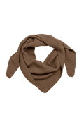 Chal triangular de lana merino Josephina MOCHA