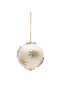 Christmas Tree Ornament Starry Night Ivory WHITE