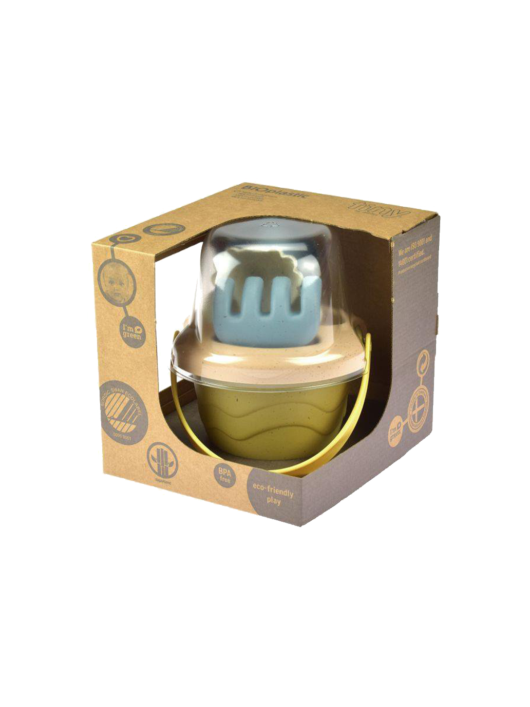 Conjunto de juguetes de arena Bio Tiny para los más pequeños.
