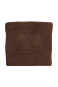 Velká deka z merino vlny Gaston DARK BROWN