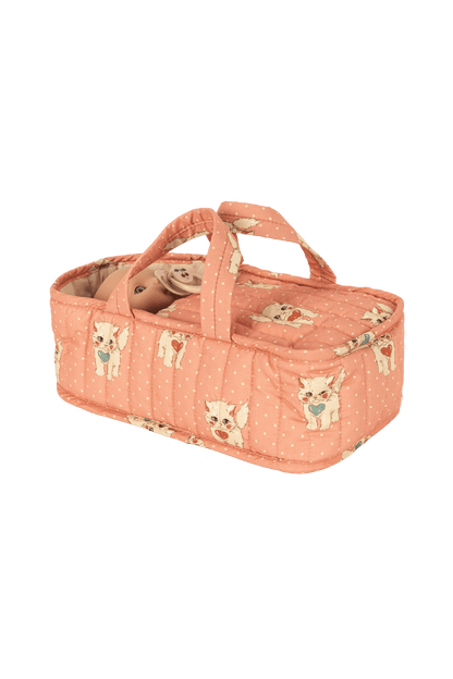 Muñeca Cattie Baby con portabebés CIAO MIAO ROSE