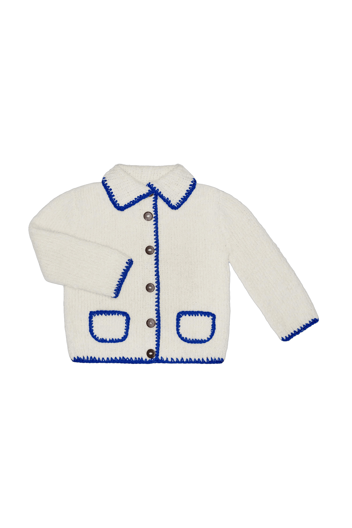 Dětský merino kardigan Stitch CREAM