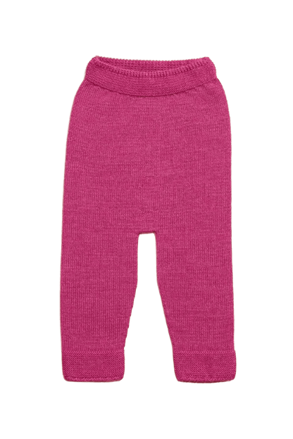 Spodenki niemowlęce z wełny merino Guido FUCHSIA