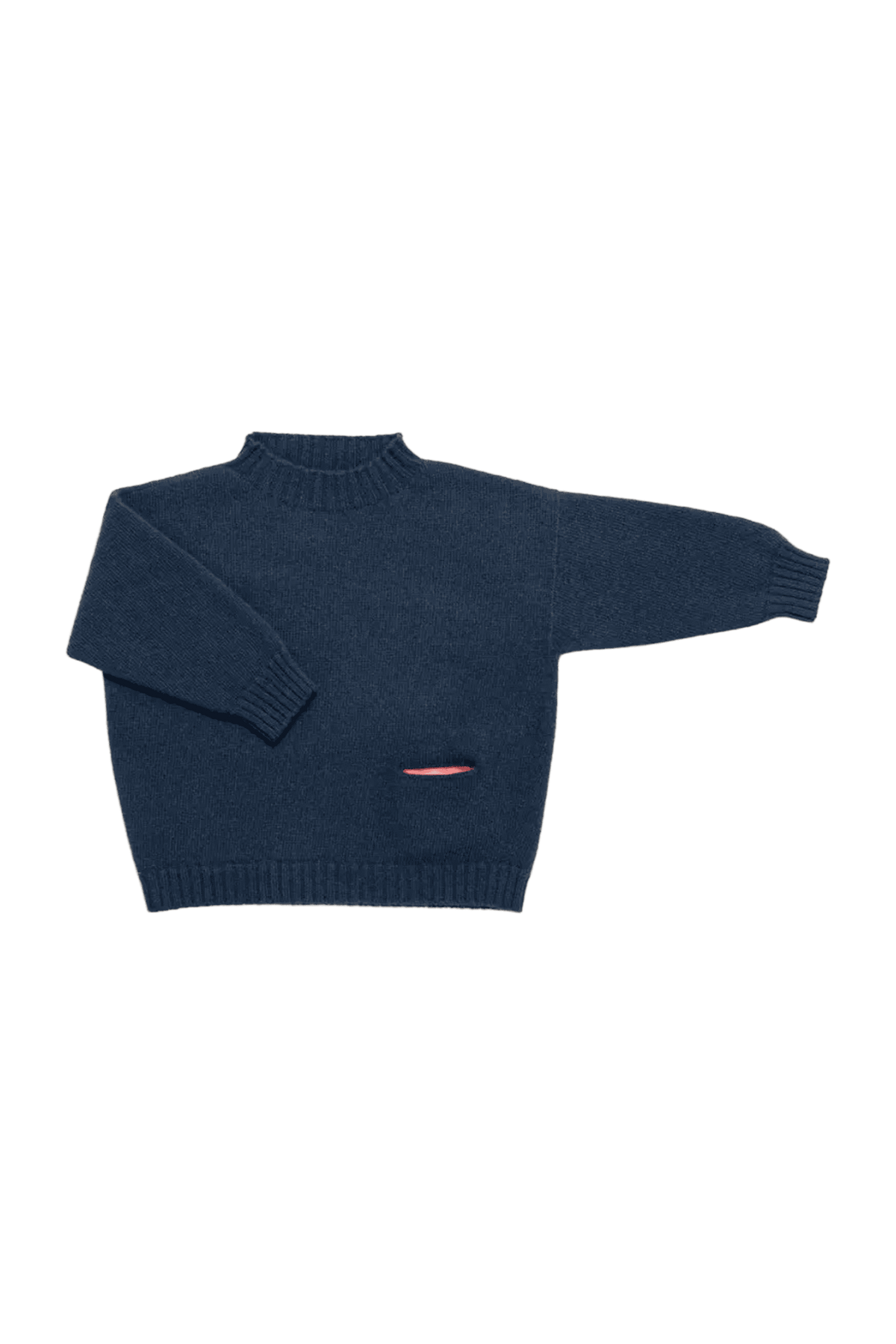 Kasper Merino-Wollpullover für Kinder NAVY BLUE