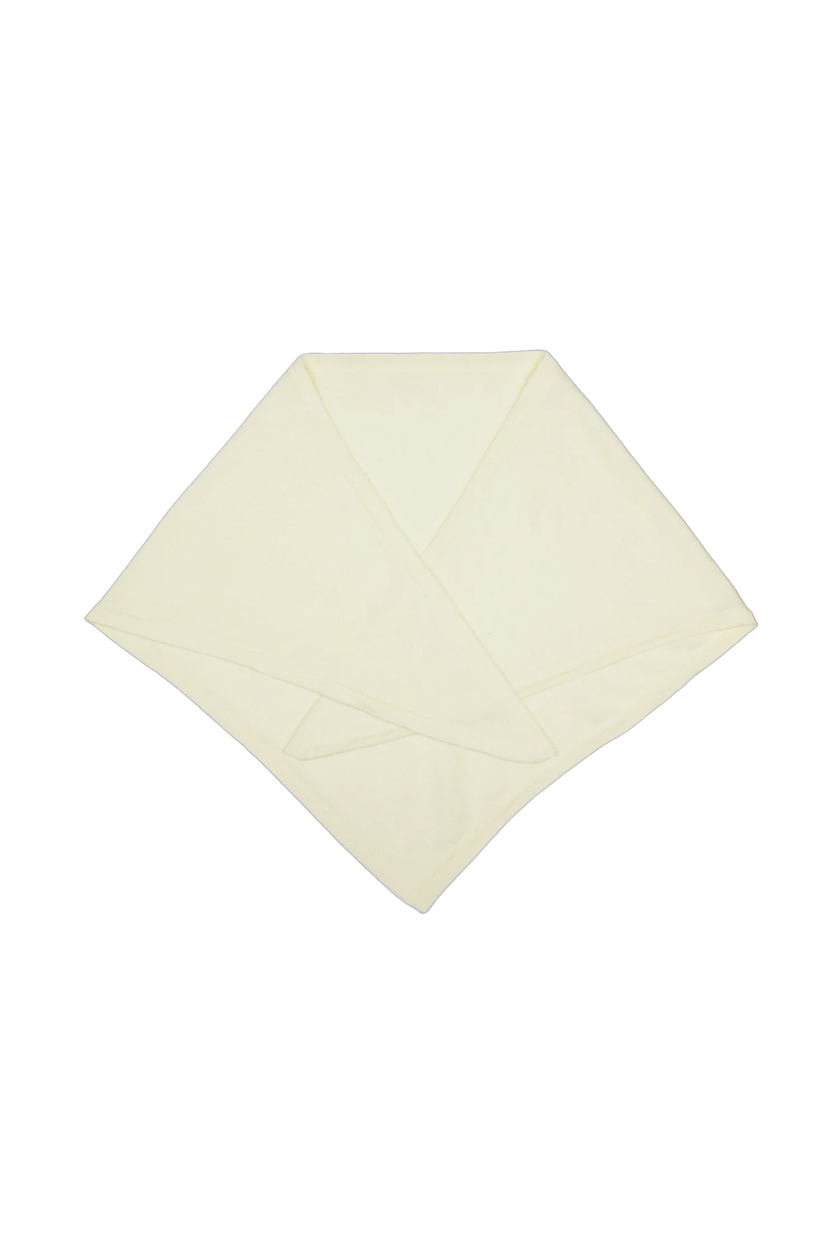 Trójkątny szal merino Triangle Bandana Fine IVORY