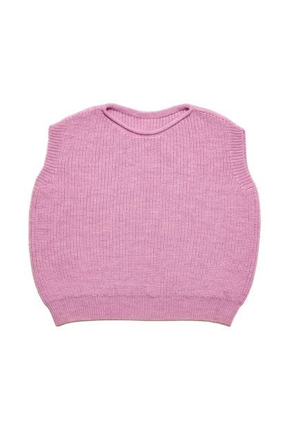 Dětská vesta z merino vlny Harvey COTTON CANDY