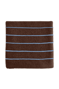 Deka Harry z merina DARK BROWN / LIGHT BLUE