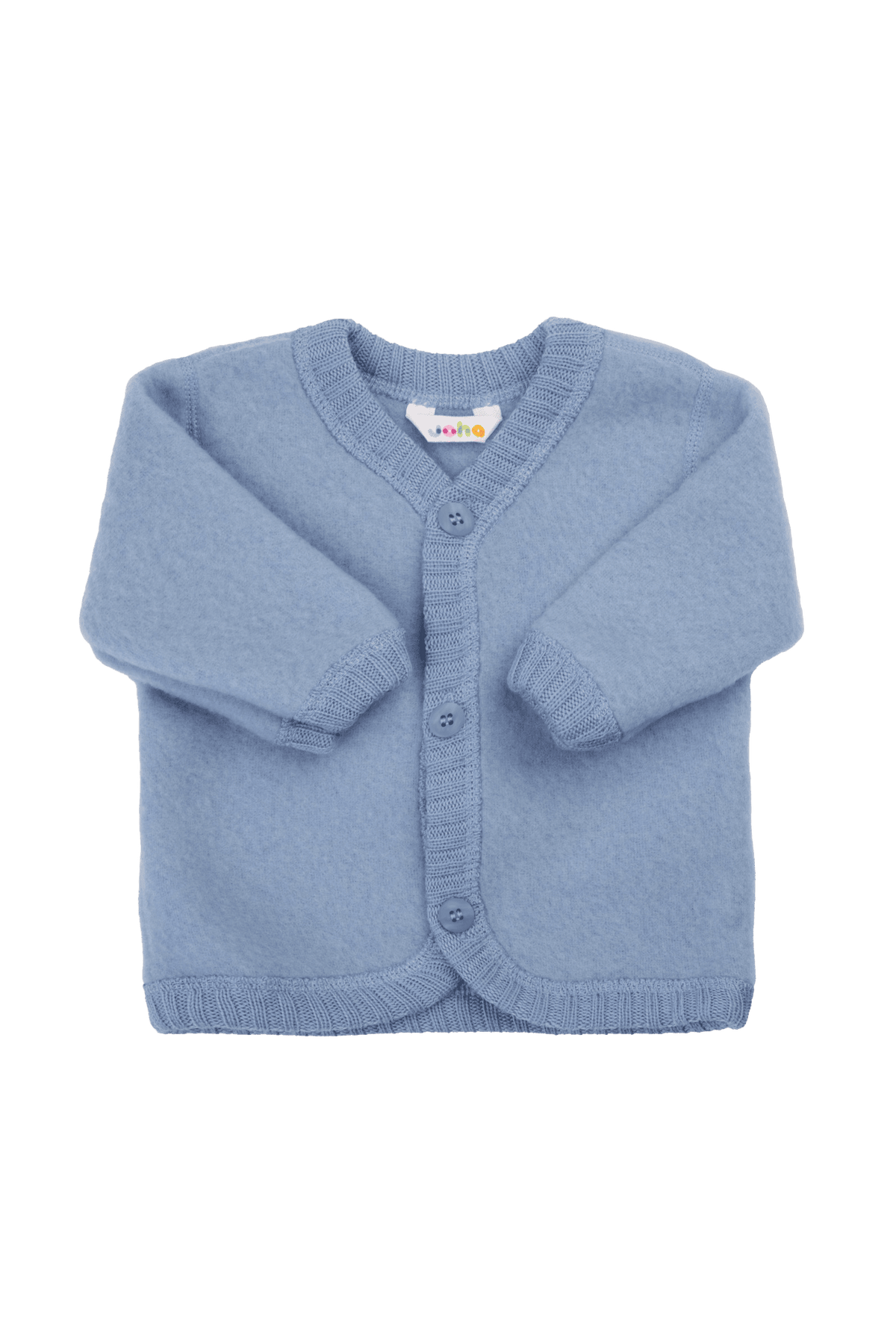 Kardigan z wełny merino BLUE