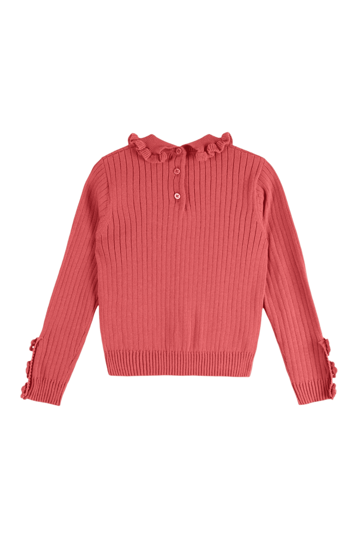 Sweter Pink Ribbed Sweater