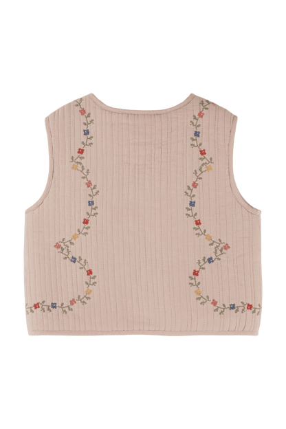 Kamizelka Embroidered Quilted Vest ROSEAU