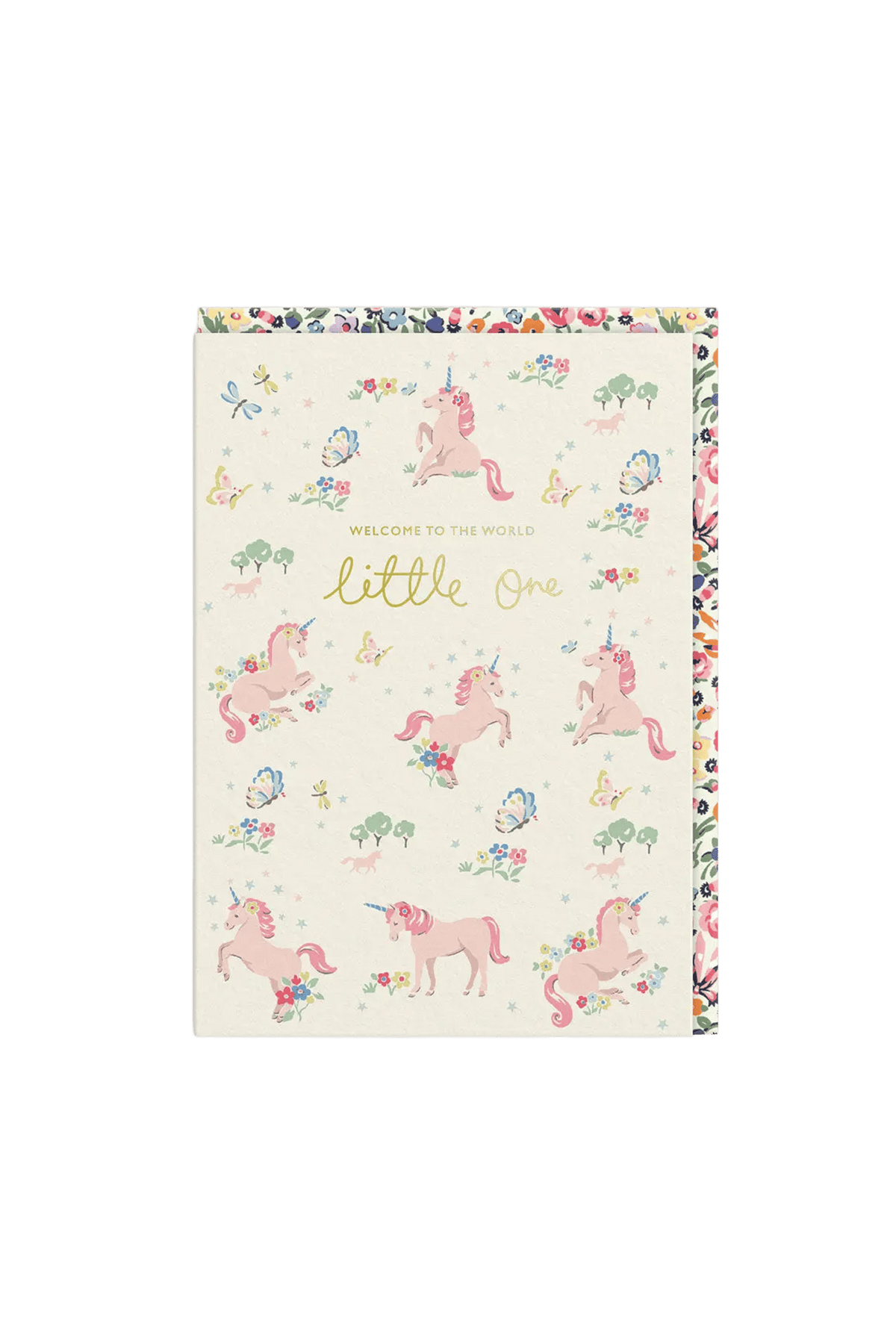 Hallo kleiner Einhorn-Grußkarte