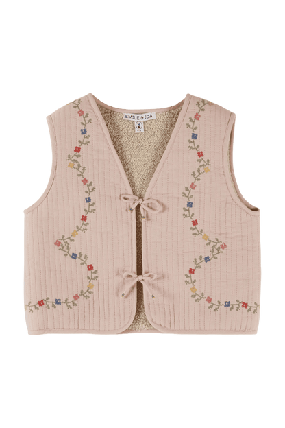 Kamizelka Embroidered Quilted Vest ROSEAU