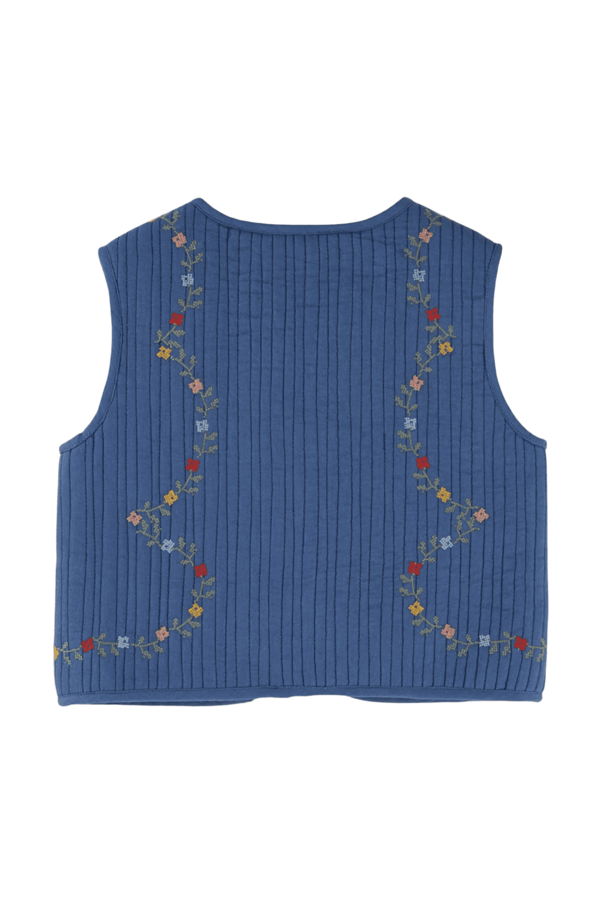 Kamizelka Embroidered Quilted Vest OCEAN