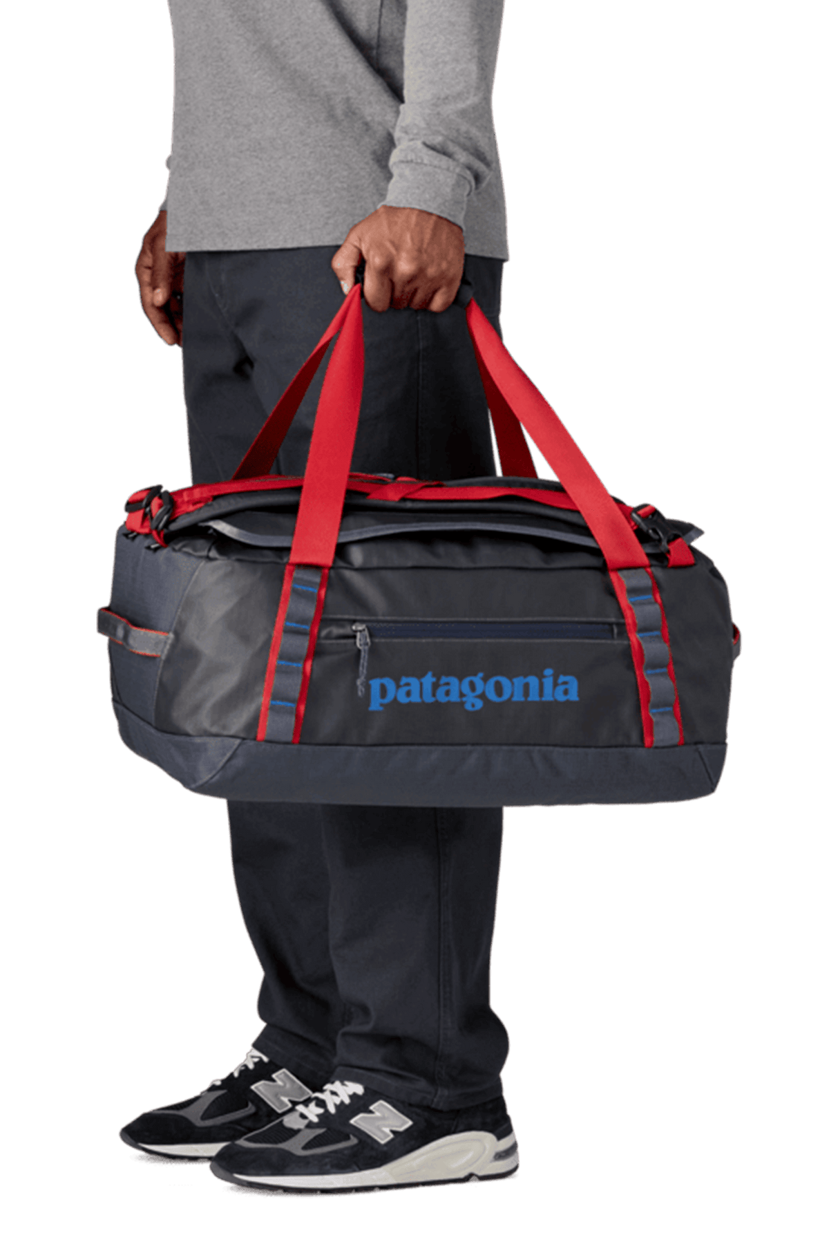 Torba podróżna Black Hole Duffel 40L SMOLDER BLUE W/AMANITA RED