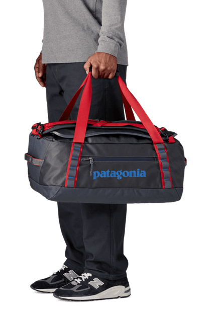Borsa da viaggio Black Hole 40L SMOLDER BLUE W/AMANITA RED