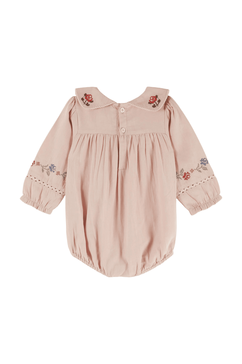 Eleganter Babybody mit Stickerei