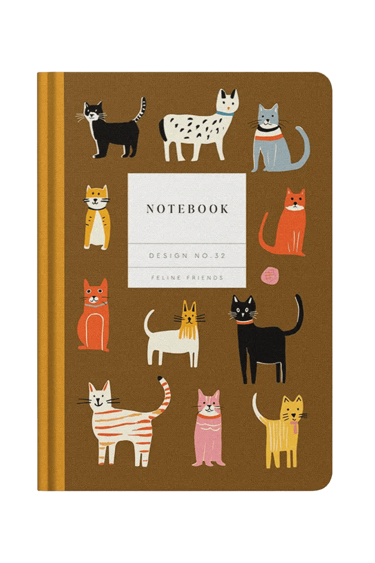 Carnet à couverture rigide Amis félins