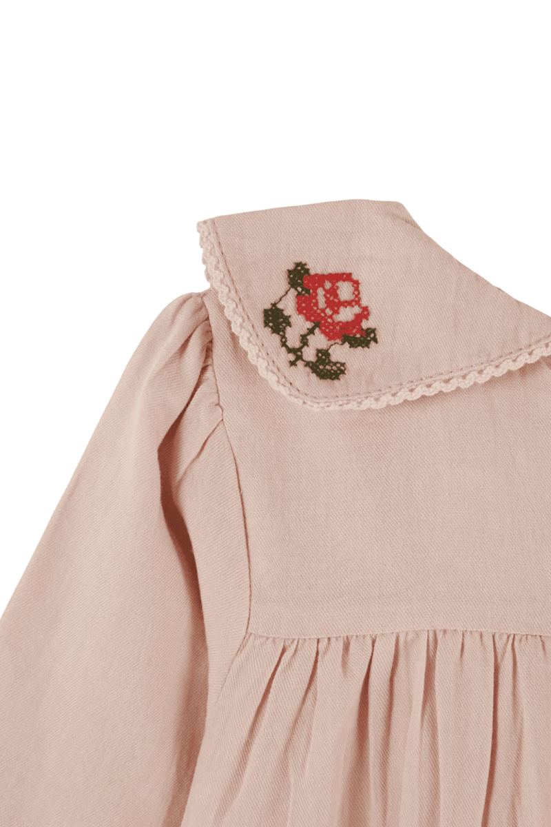 Eleganter Babybody mit Stickerei
