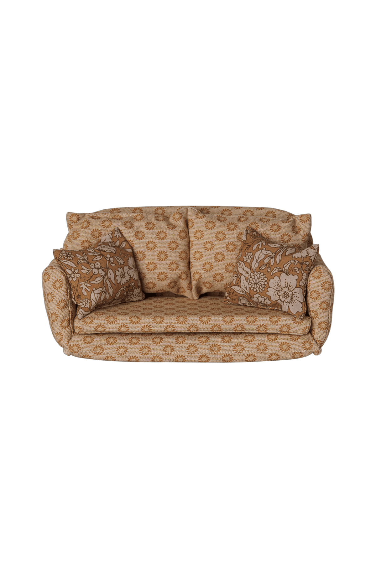 Miniaturowa rozkładana sofa dla myszek