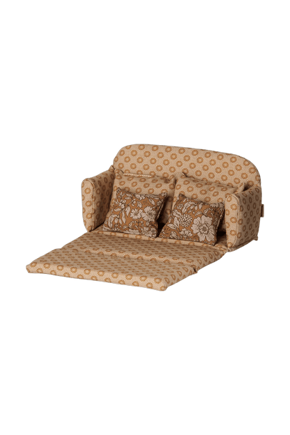 Miniaturowa rozkładana sofa dla myszek OCHRE
