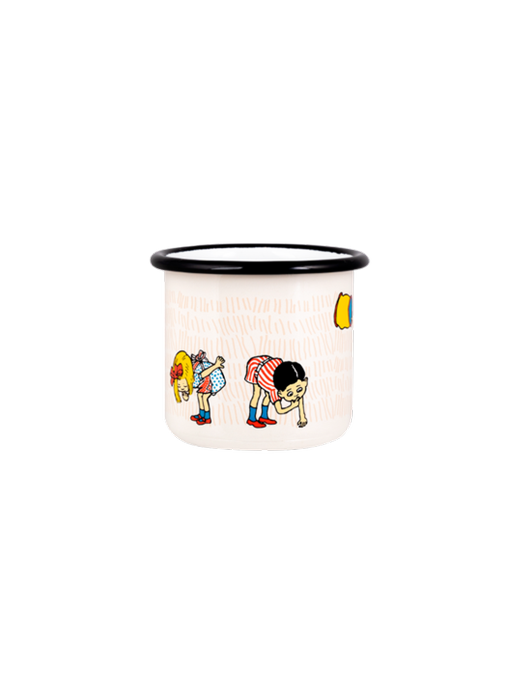 Emaliowany kubek retro Pippi 2.5 dl Muurla BEBE Concept 