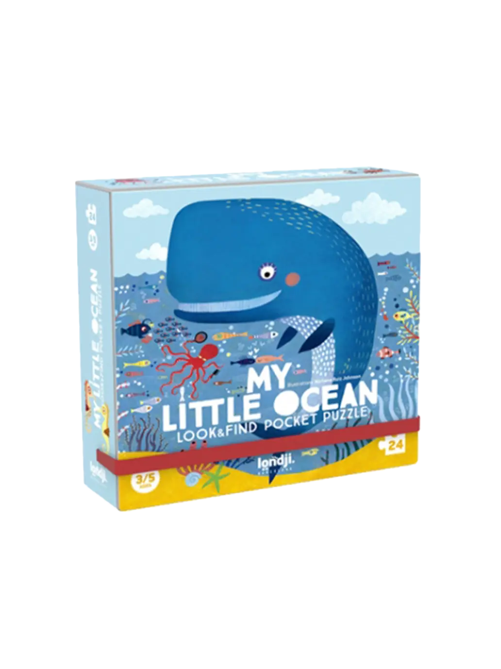 Puzzle kieszonkowe dla dzieci My Little Ocean Londji BEBE Concept 