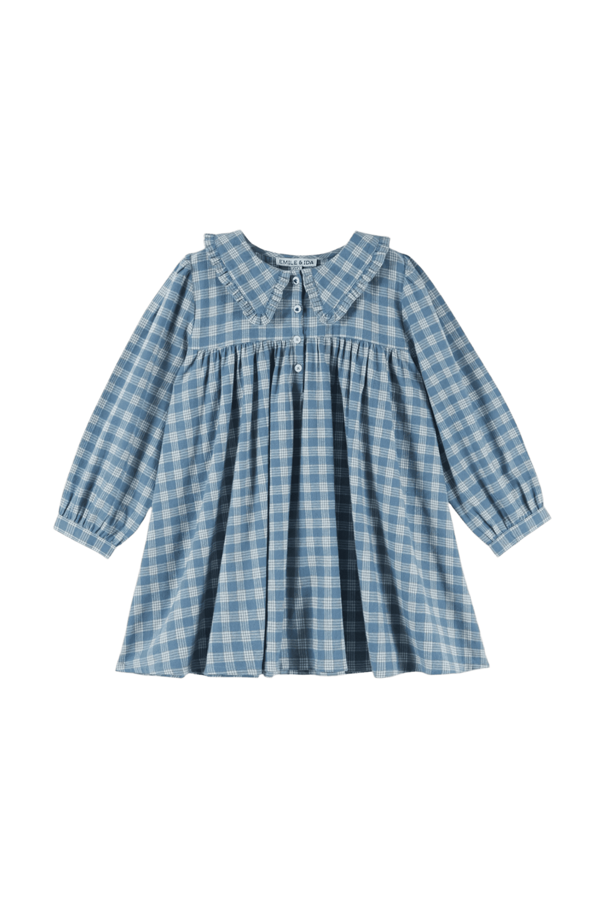 Kleid mit blauen Karos