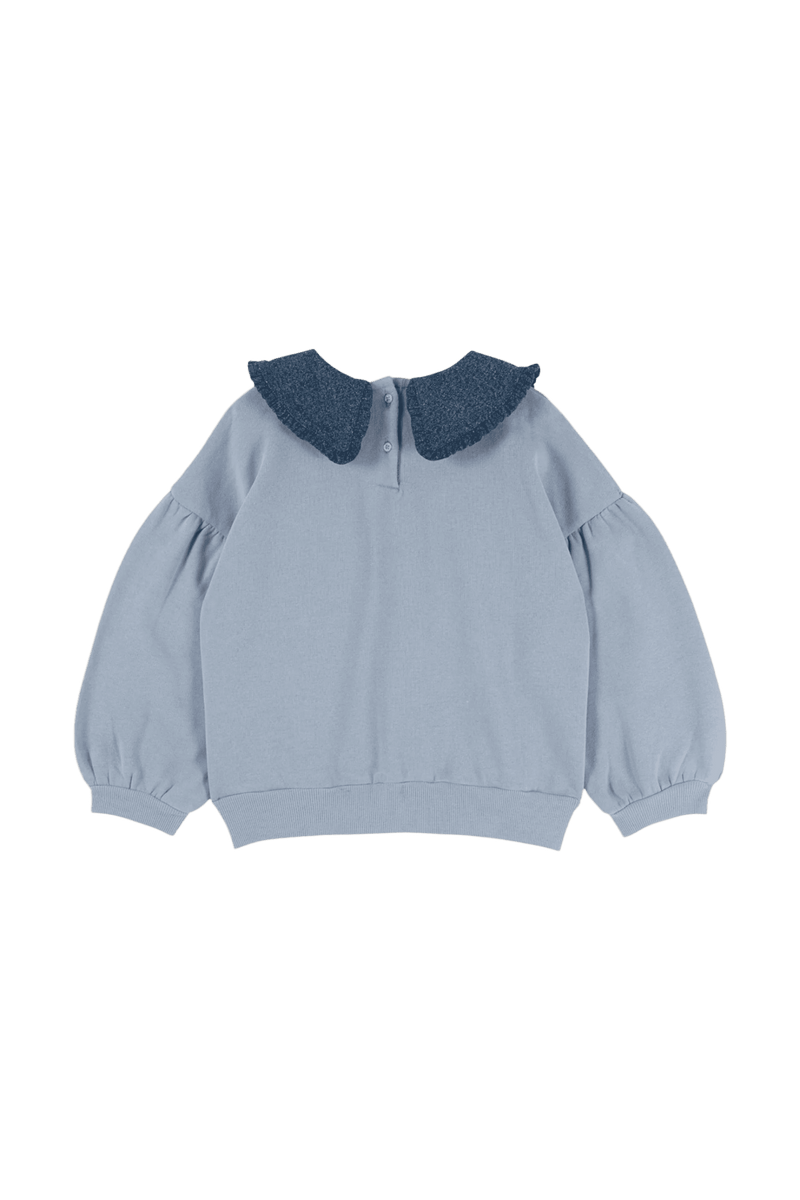 Bluza Blue Denim Collar