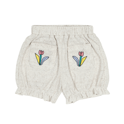 Spodenki Flower Knit Shorts Jelly Mallow BEBE Concept 