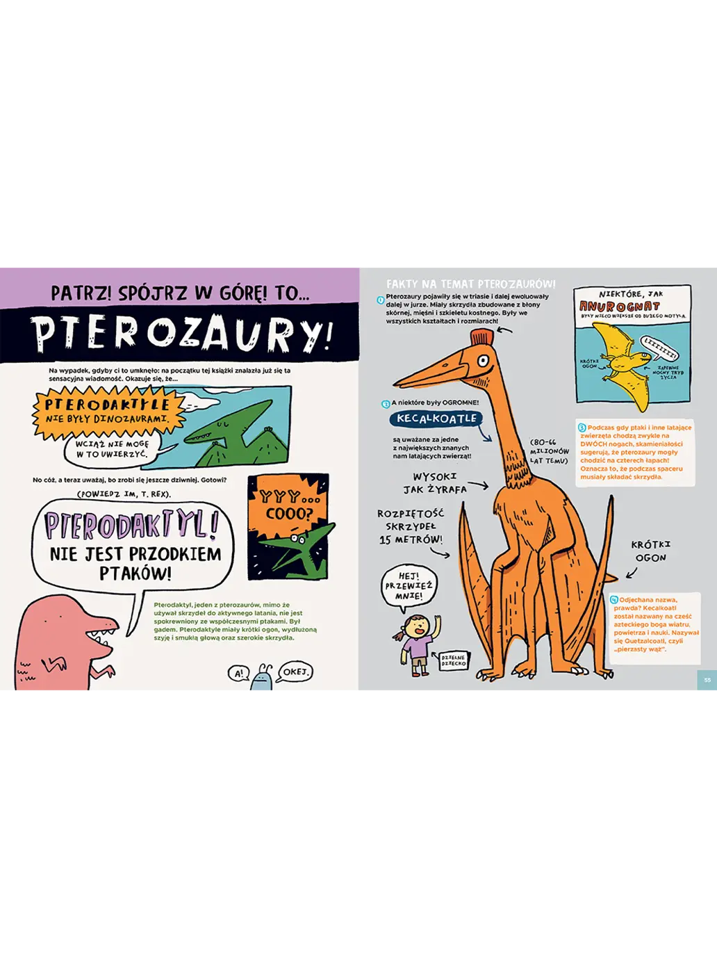 Totalnie wszystko o dinozaurach i innych prehistorycznych bestiach Wydawnictwo Kropka BEBE Concept 