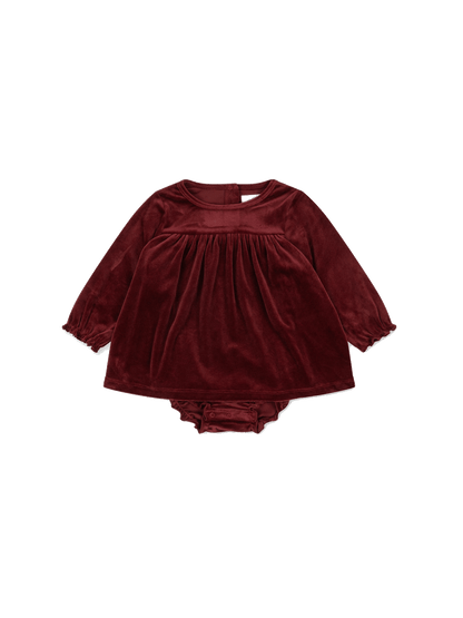 Aksamitna sukienka - rompers Jingle Romper Konges Slojd BEBE Concept 