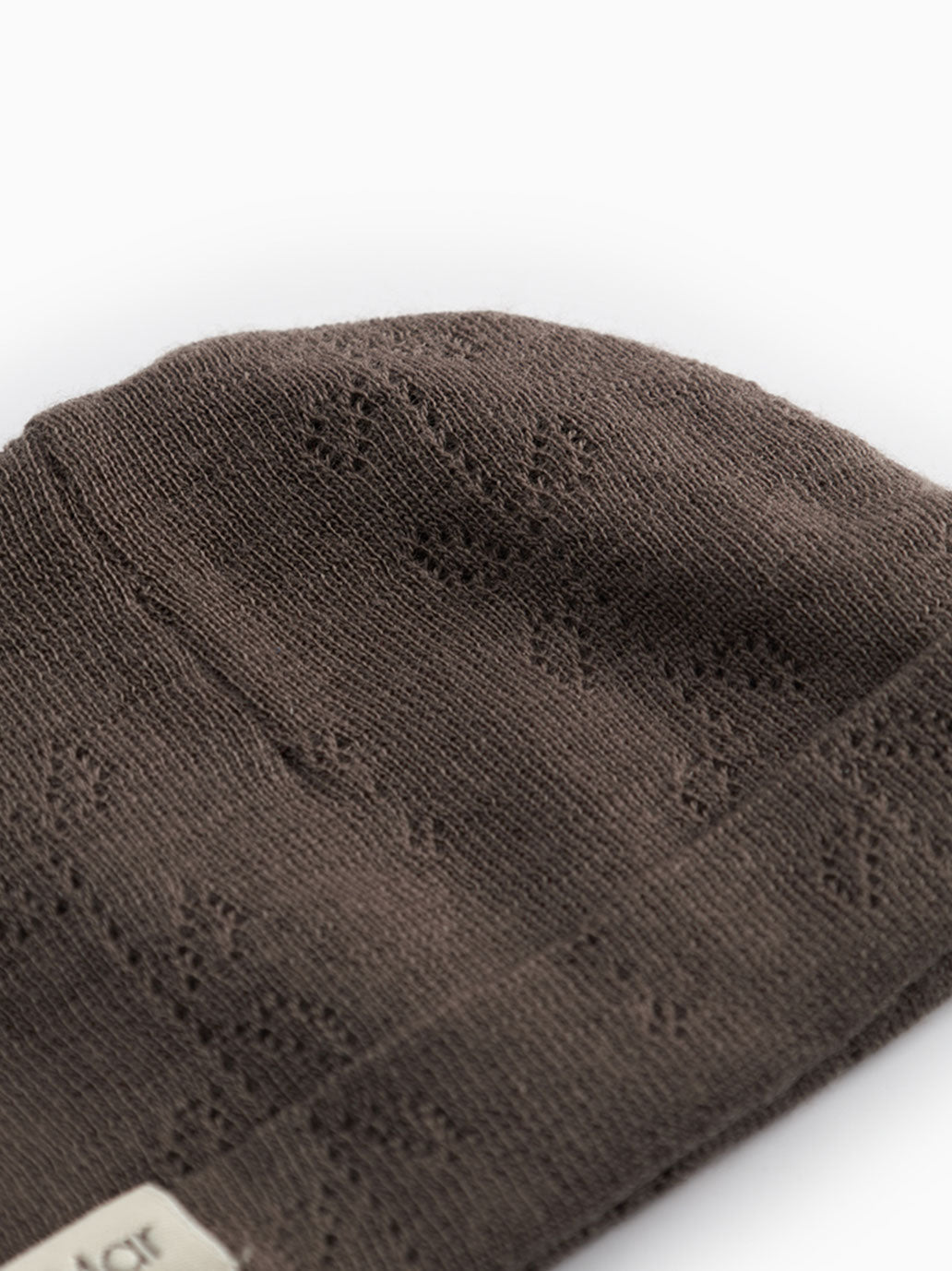 Czapeczka niemowlęca z merino Aiko Pointelle MarMar Copenhagen BEBE Concept 
