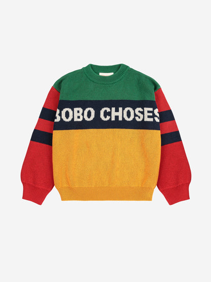 Bobo Choses color block jumper Kids Bobo Choses BEBE Concept 