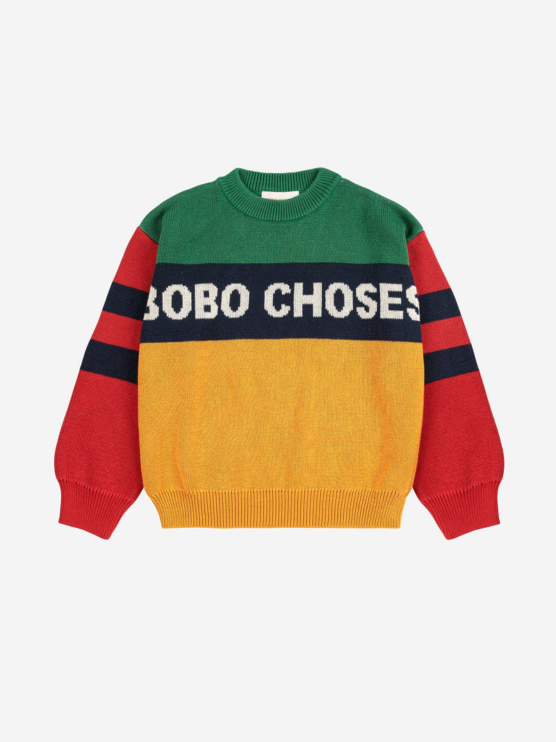 Bobo Choses color block jumper Kids Bobo Choses BEBE Concept 