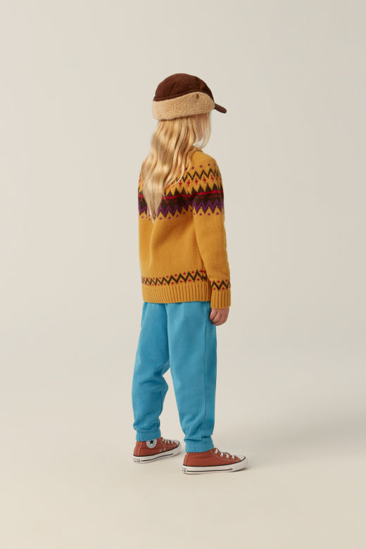 Sweter Zig Zag Yellow Jumper The Campamento BEBE Concept 