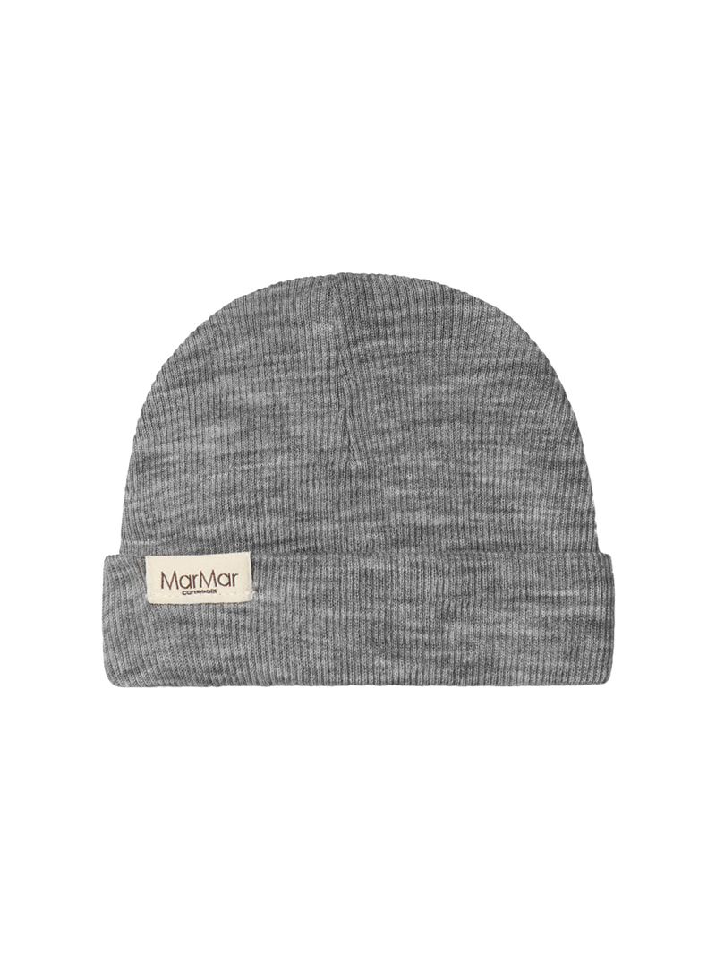 Czapeczka niemowlęca z merino Aiko Rib MarMar Copenhagen BEBE Concept 