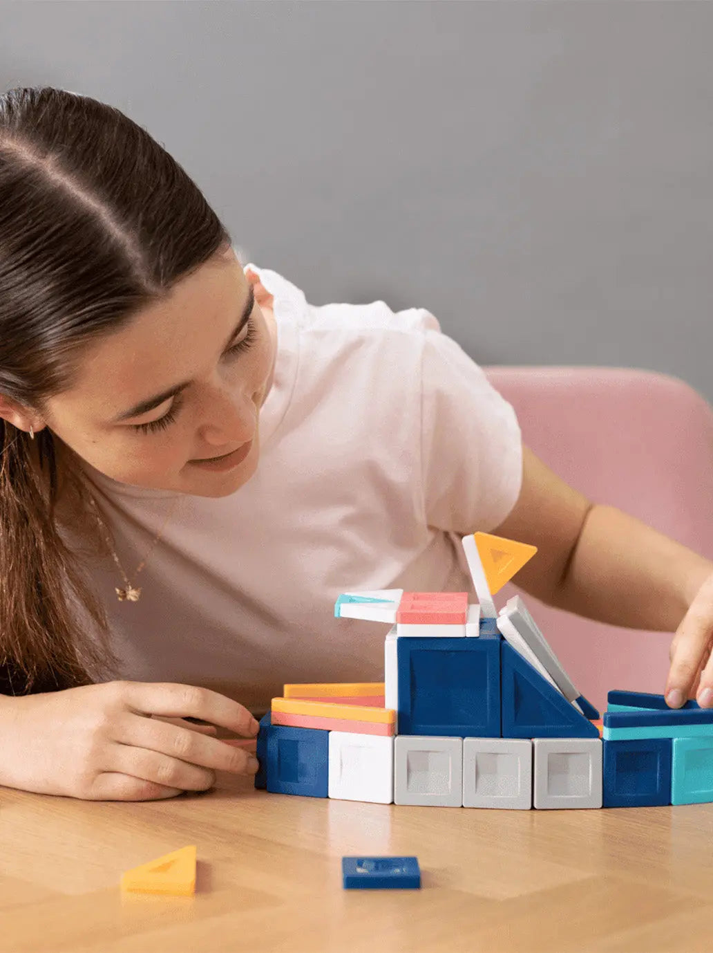 Klocki magnetyczne dla zaawansowanych PRO Constructor Set Connetix BEBE Concept 