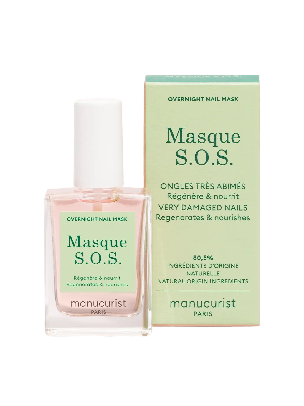 Maska nocna na paznokcie Masque S.O.S. Manucurist BEBE Concept 